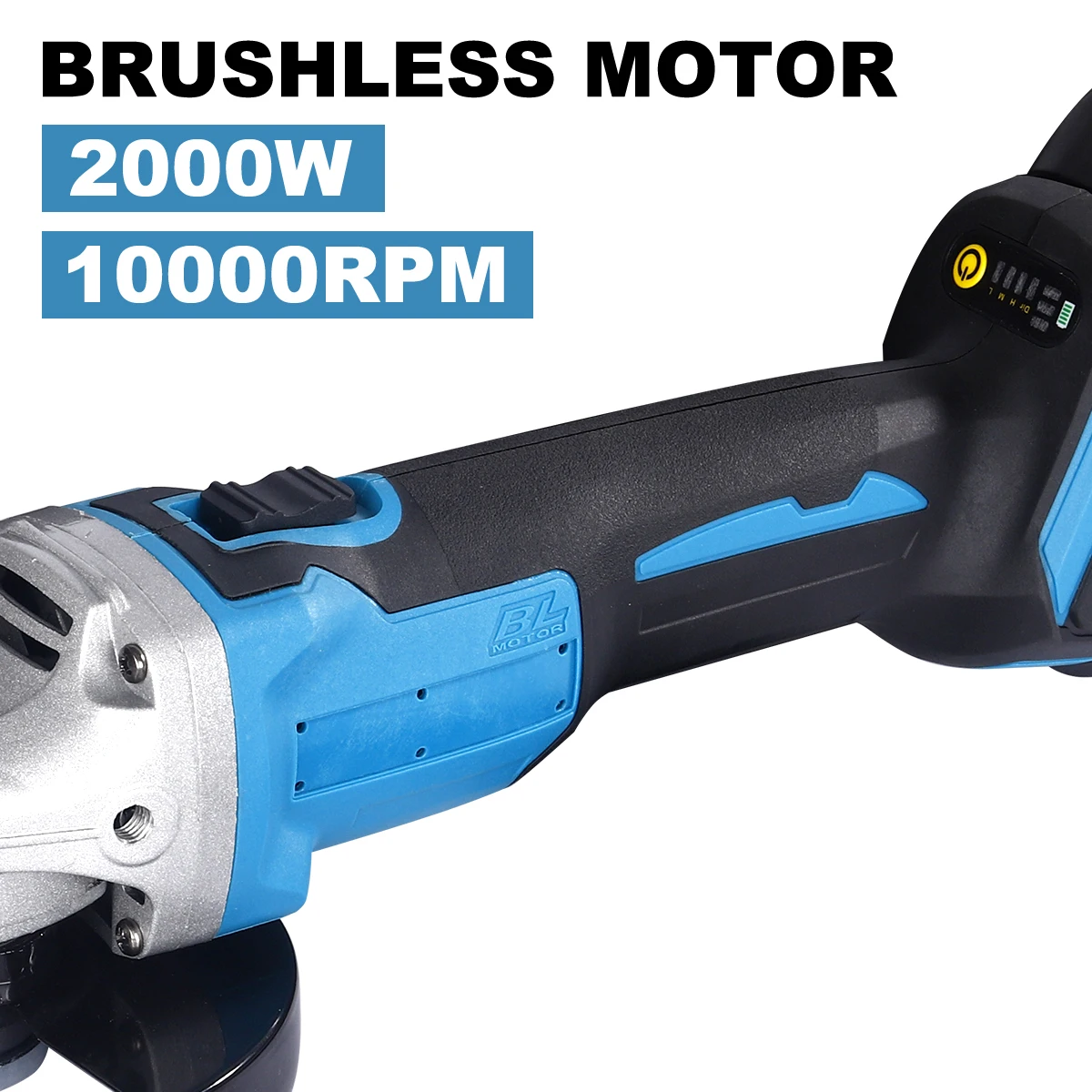 Para makita 18v bateria 125mm sem escova sem fio ângulo moedor de impacto variável 2 velocidade máquina moedor corte ferramentas elétricas