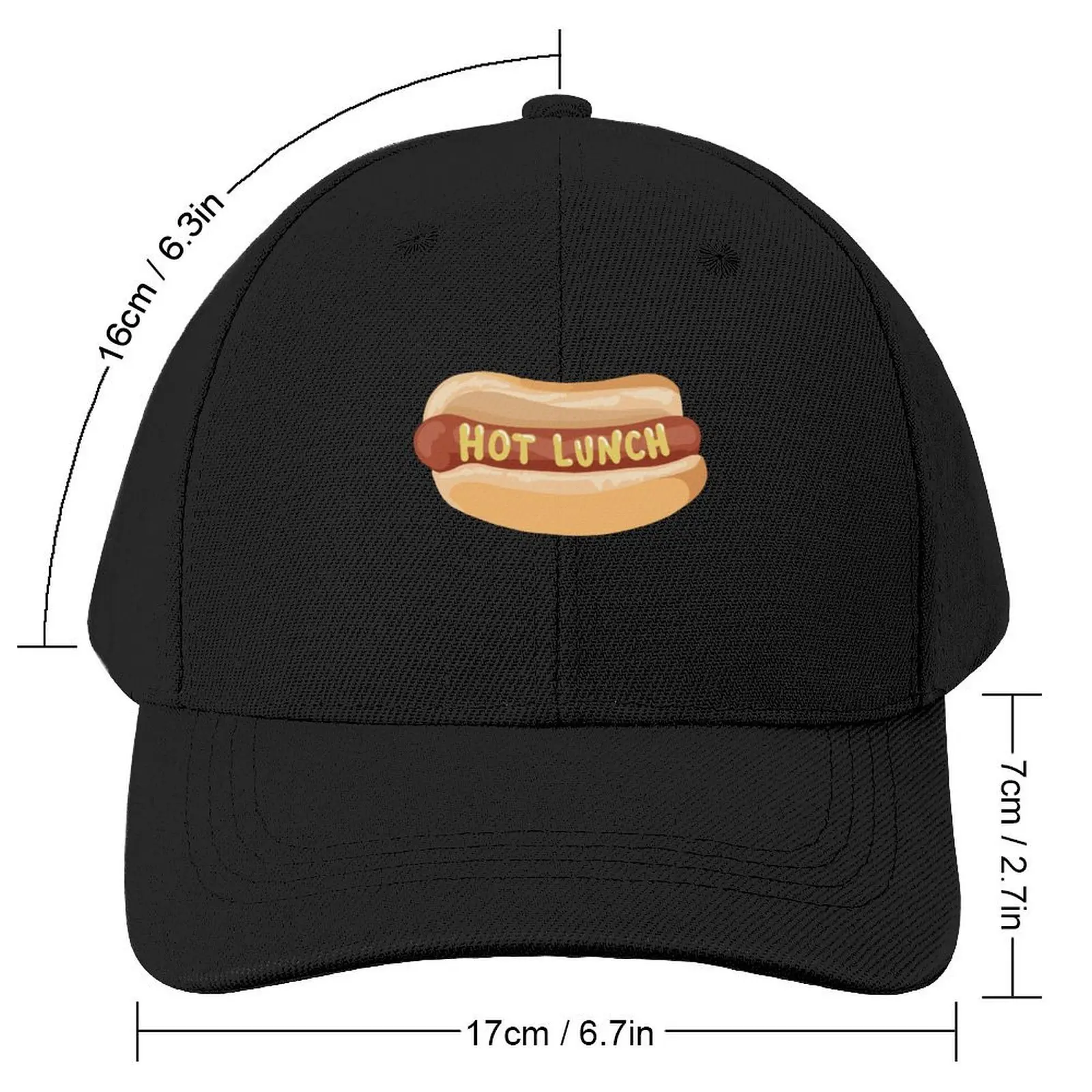 Hot Lunch Hot Dog Baseball Cap beach hat cute custom Hat Golf Cap Hats For Women Men's