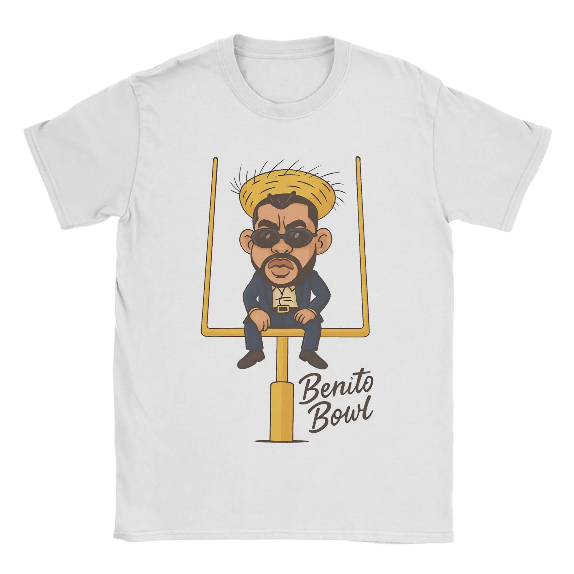 

Vintage T Shirt Beach Benito Bowl Benito Novelty T Shirts Cotton Tee Shirt for Man Y2K Casual Cheap Print Short Sleeve Tops