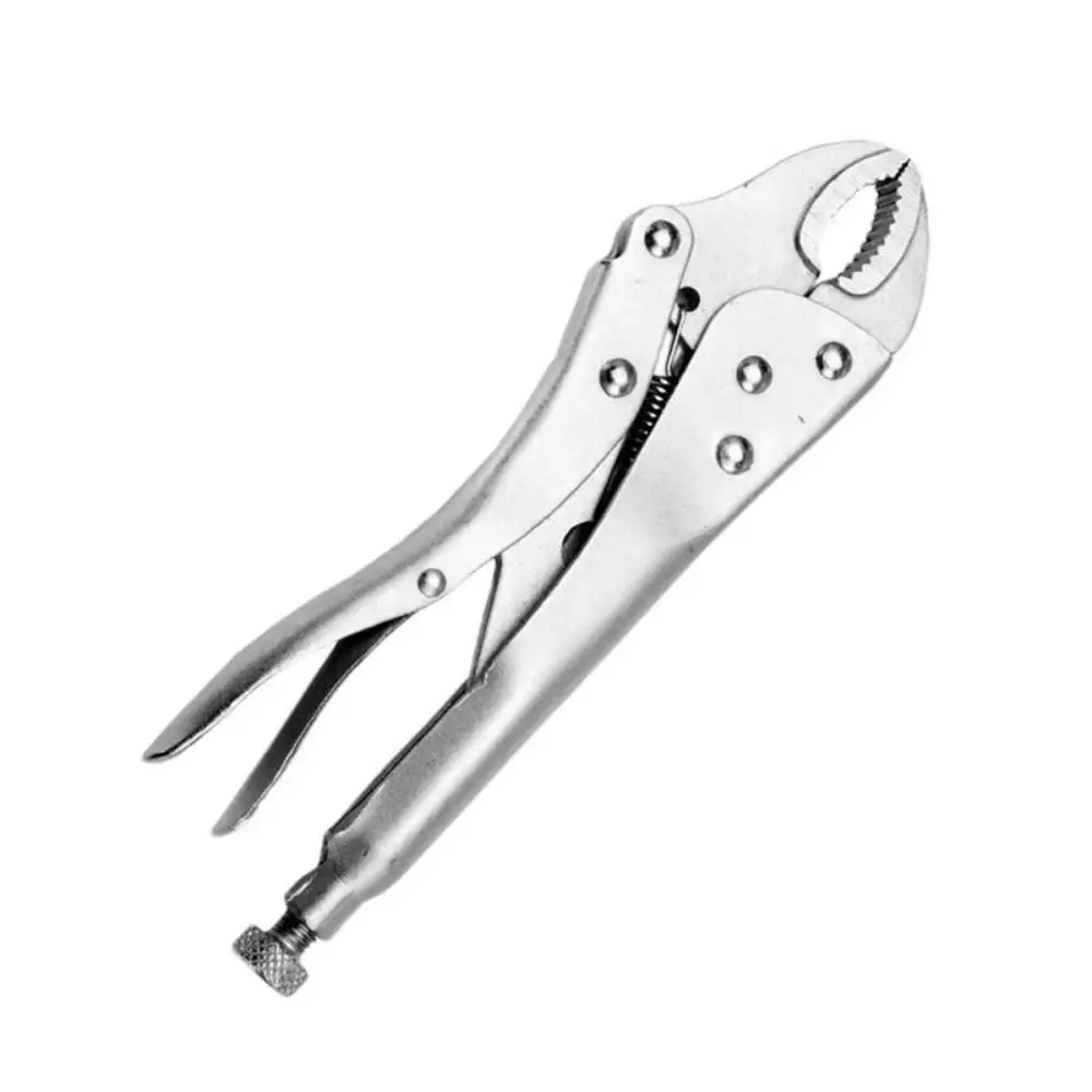 5/7/10 Inch Locking Pliers Heavy Duty Circular Mouth Vise Vice Grips High-carbon Steel Adjustable Curve Jaw Spanner