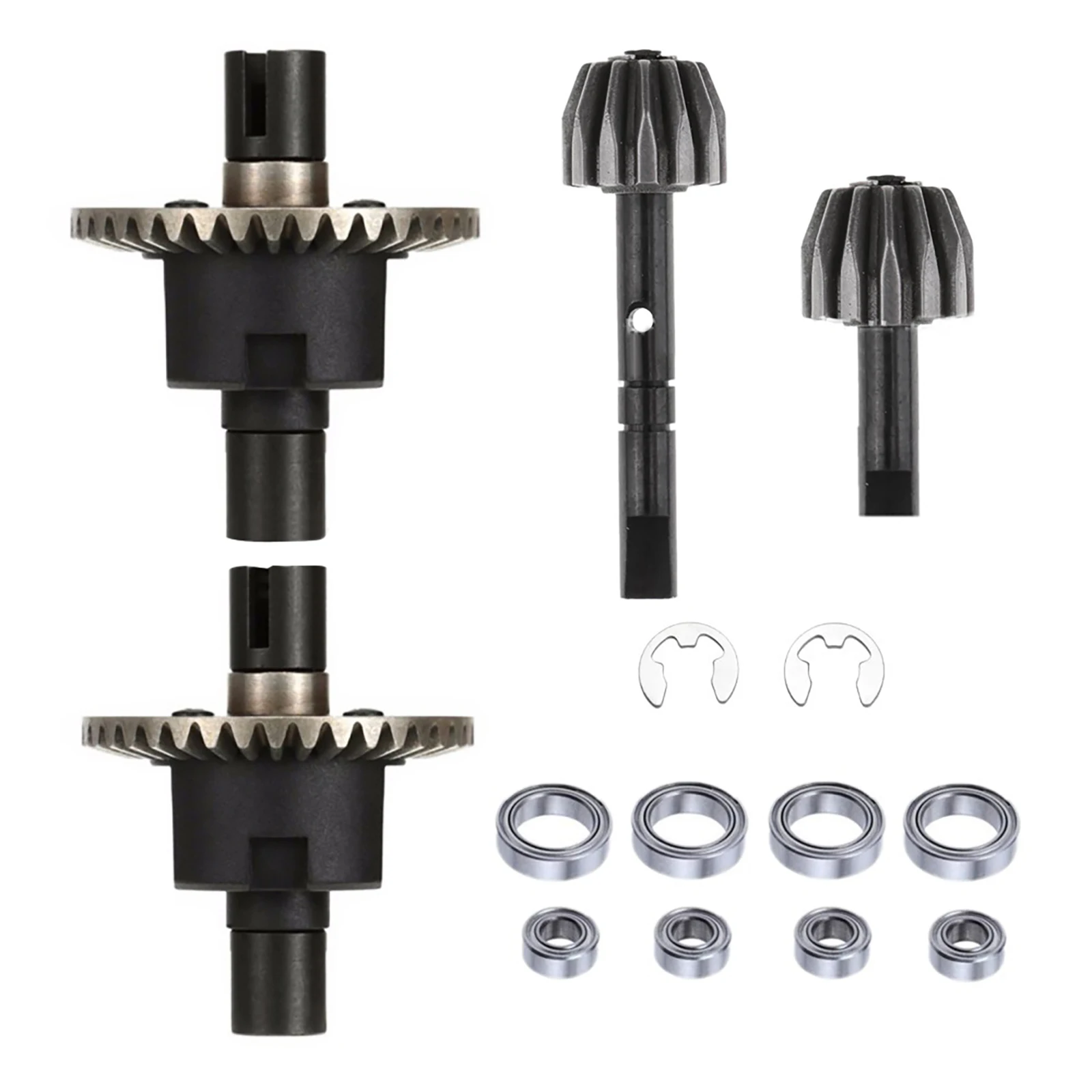 Kit de Engrenagem Diferencial Dianteiro e Traseiro para Carro rc Peça de Substituição Parte Modificada Hsp 10 94123 94166