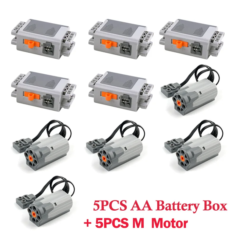 MOC M Motor tecnología piezas de bloques de construcción 8883 ensamblado 88003 L funciones de potencia del Motor modificado DIY ladrillos juguetes Accesorios