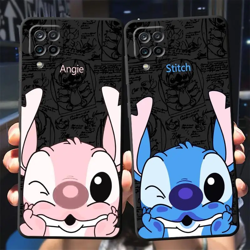 Angel And Stitch Mickey Minnie Pooh Donkey Case for Samsung Galaxy A55 A54 A53 A13 A14 A73 A72 A71 A34 A52 A35 A23 A50 A33 Cover