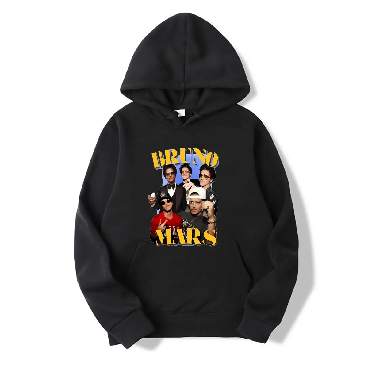 

Bruno Pop Music Hooded sweatshirt Male Mars American Singer Streetwear Casual Hooded sweatshirt Big Size Clothing