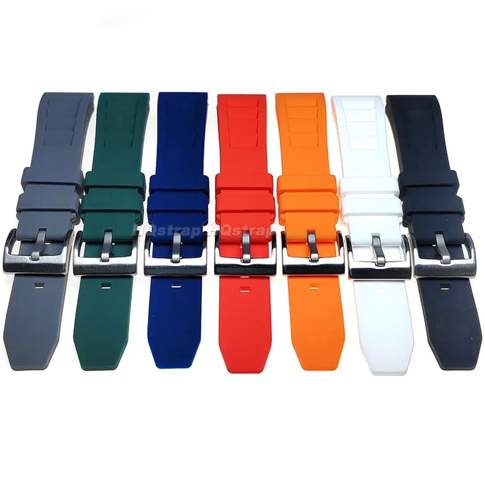 Silicone Watch Strap 20mm 22mm Quick Release Diving Watchband Sport Rubber Replacement Wristband Men Women Watches Accessories