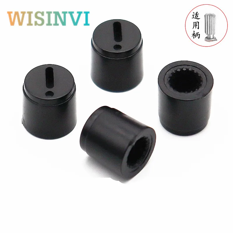 10pcs 11×11mm plastic Potentiometer Encoder Knob Amplifier Adjusting knob cap lectronic Instruments switch cap Flower Shaped