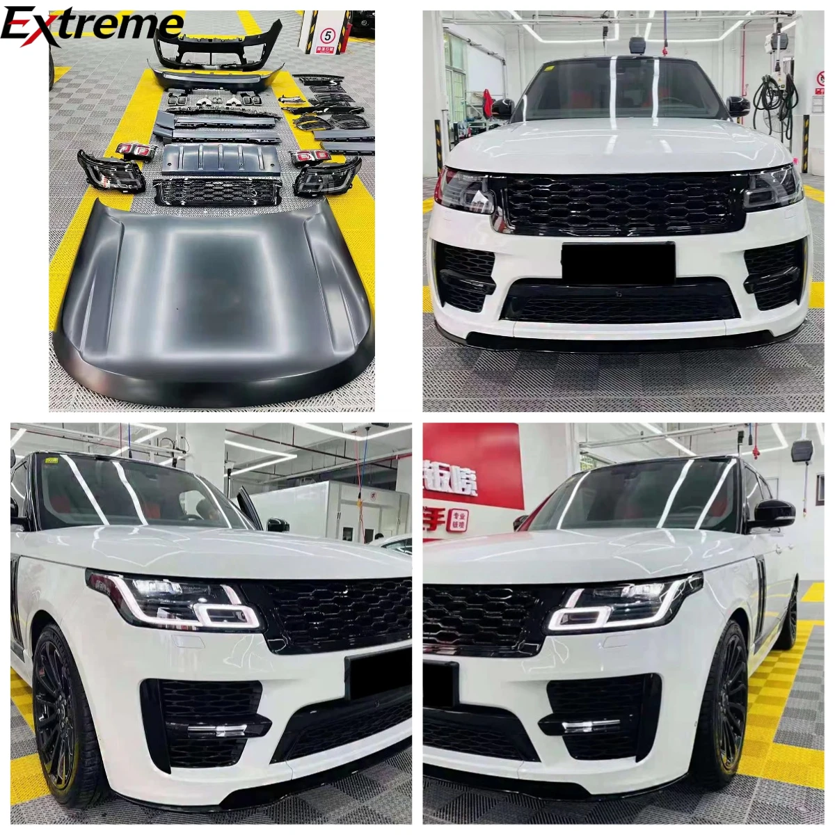 

For Land Rover Range Rover vogue L405 2013-2017 Modified to 2020 SVO Car Bumpers Body Kit.