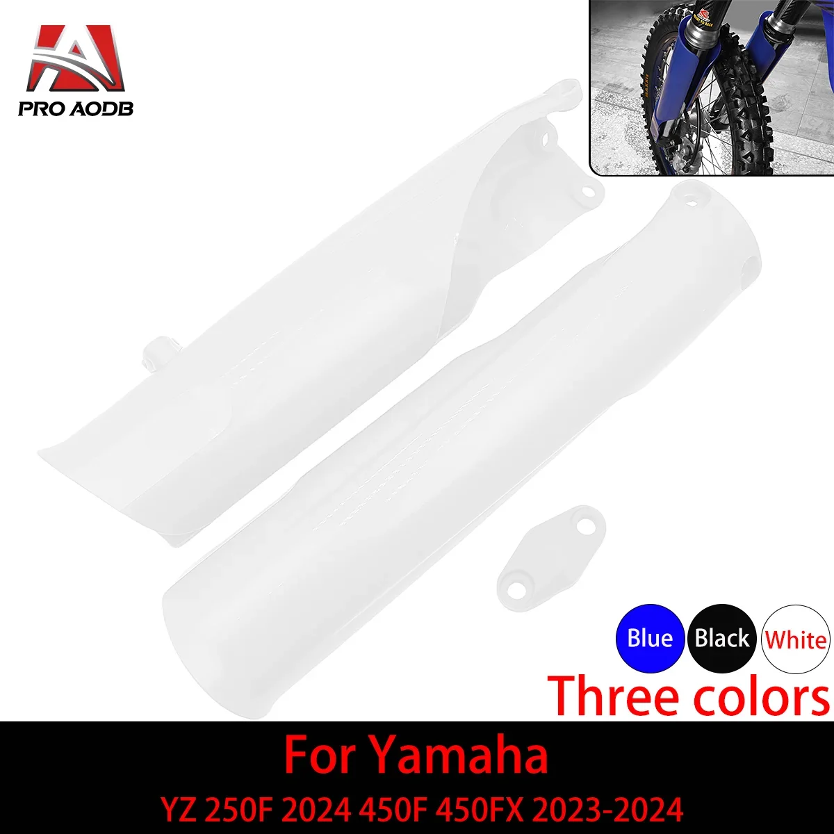 

Motorcycle Plastic Protectors Front Shock Absorber Fork Cover Guard For Yamaha YZ 250F 2024 YZ 450F YZ 450FX 2023-2024 Motocross