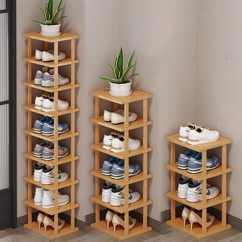 Simple Shoe Rack Removable Multi Layer Shoe Organizer Wooden Moisture Proof Environment Shoe Cabinet Storage Shelf Shoe-shelf