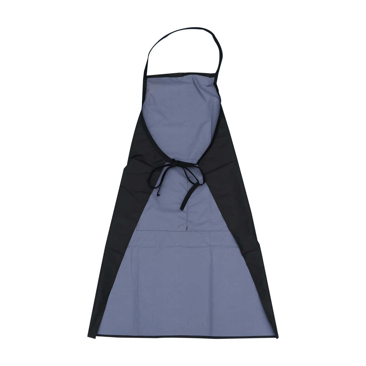

Multi-Use Waterproof Apron for Barber Hairdressing Kitchen Cooking Large Pockets Soft Simple Black Random Pocket Brim