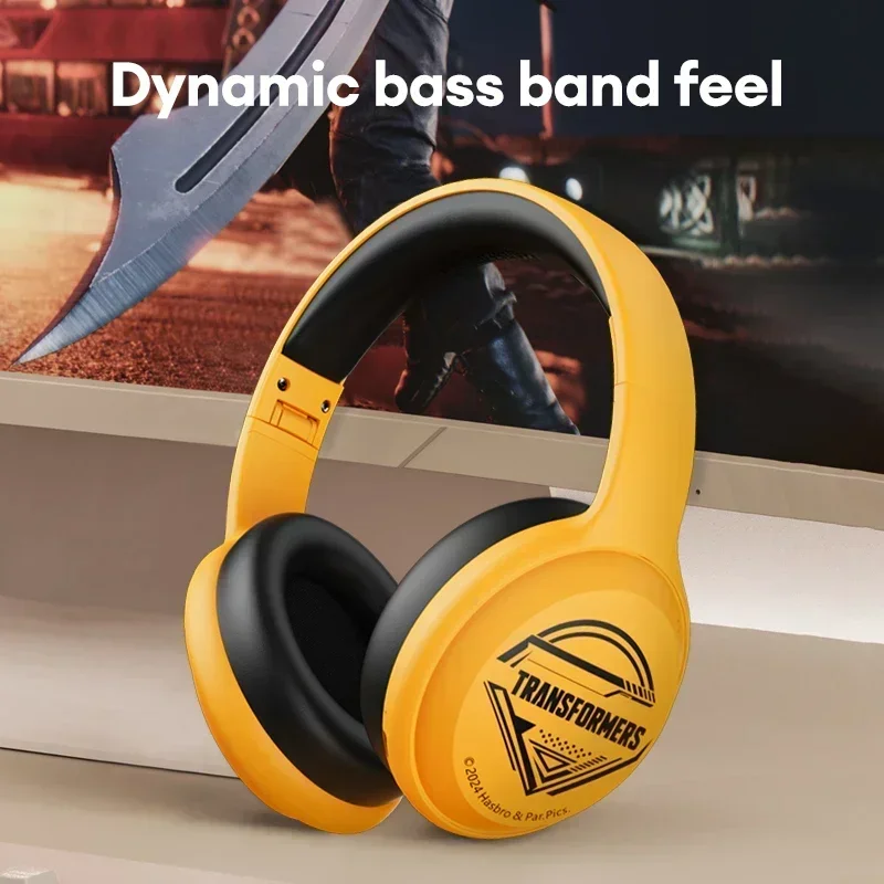 TRANSFORMERS TF-G06 Bumblebee Wireless Headphones Bluetooth 5.4 Noise Reduction Low Latency Headsets Music Gaming Earphones