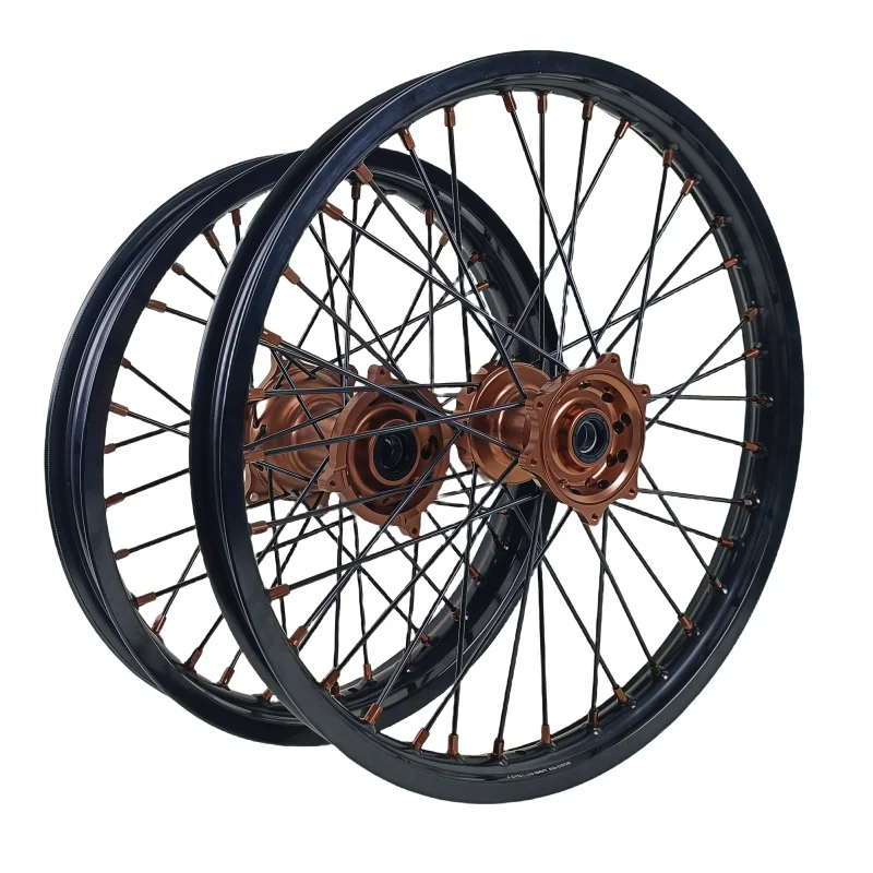 

Hot Selling CRF450R 2013/2024 CRF250R 2014-2024 21/19" Racing Wheel Set CNC Hubs
