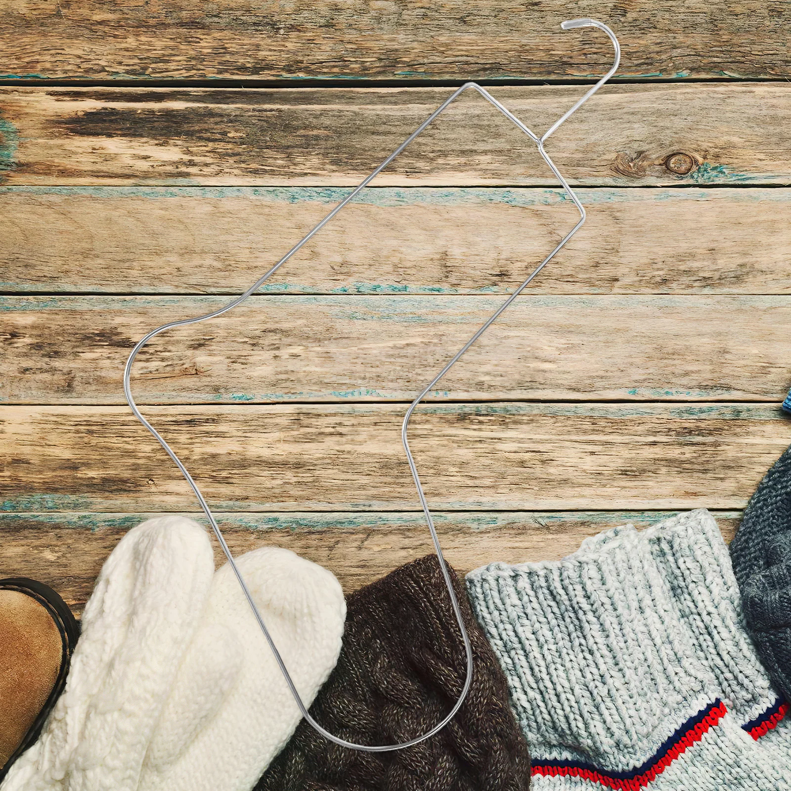 

2 Pcs Multifunction Sock Display Stand Stainless Steel Foot Mannequin for Socks