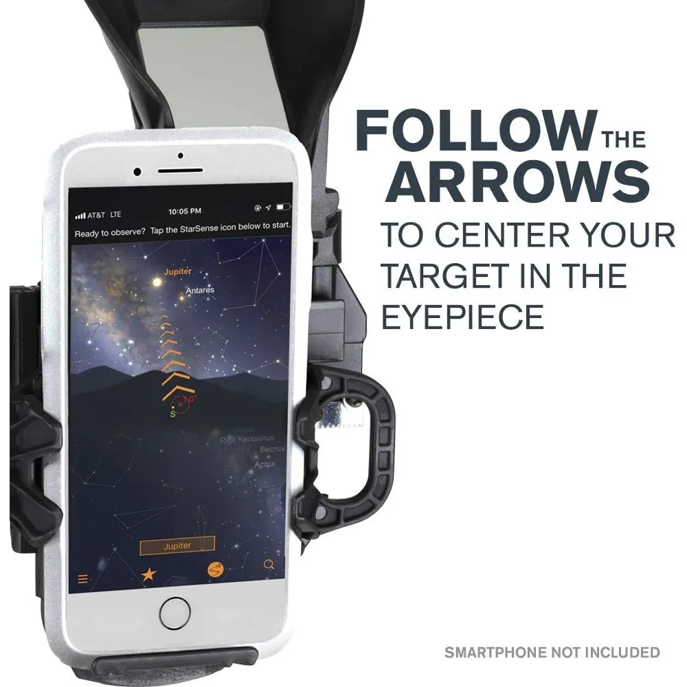 Starwhike Explorer DX 130AZ-Télescope activé par l'application pour smartphone, nous-mêmes avec l'application Starwhop pour vous aider à trouver des étoiles