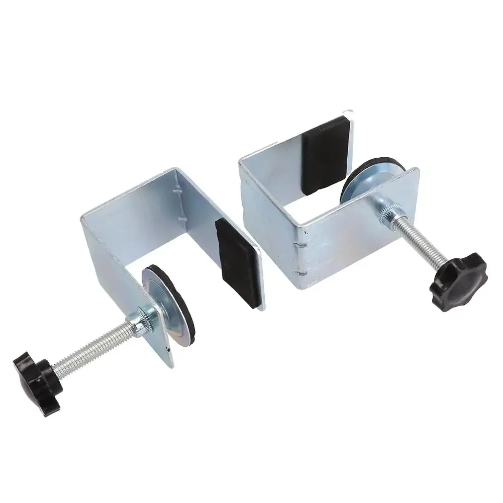 Abrazaderas nuevas, herramientas manuales, Clips de montaje, abrazaderas de carpintería de acero inoxidable plateado, instalación frontal de cajón