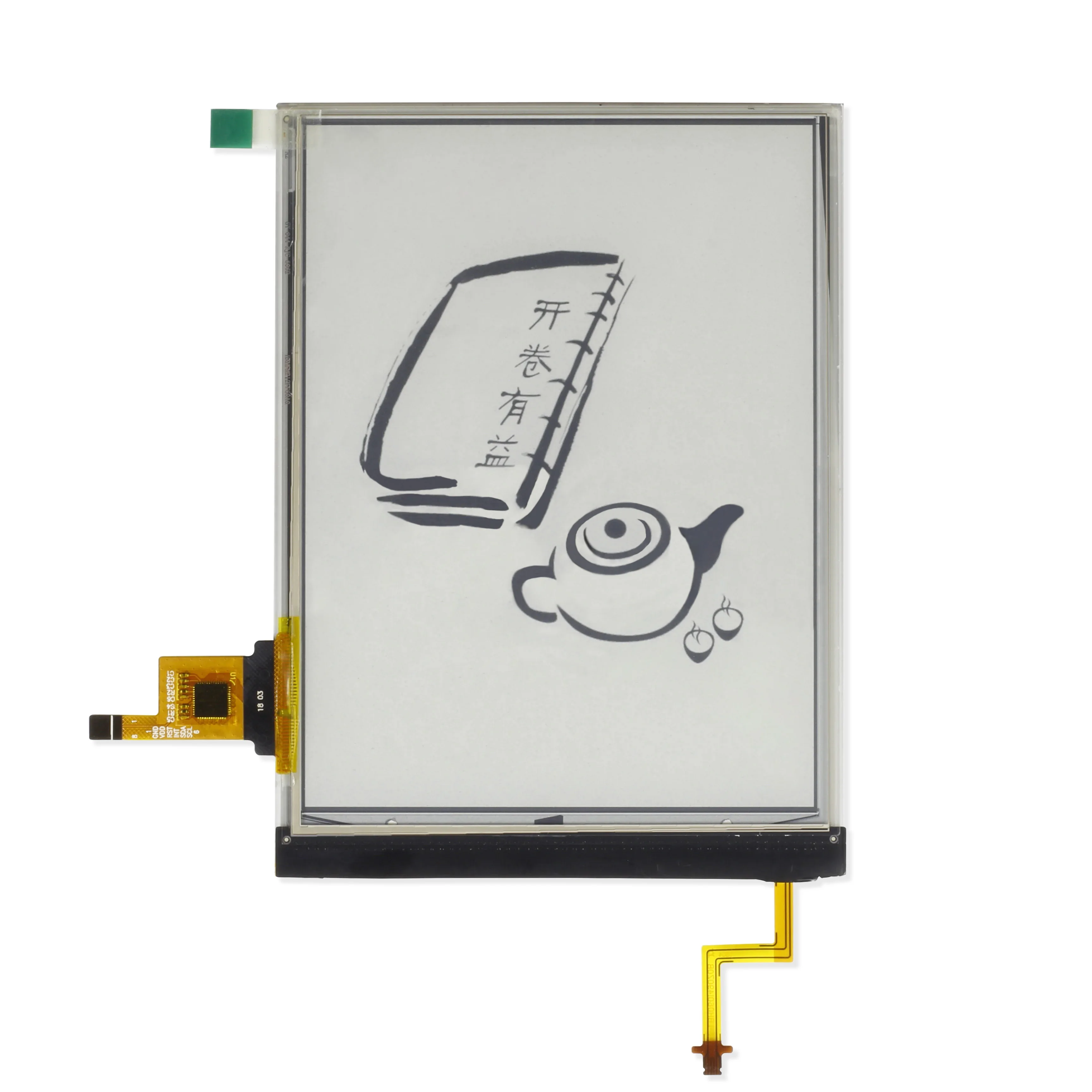 New 6 inch ED060SCT within backlight and touch Eink LCD Display screen for InkBOOK Lumos D61FL ebook readers