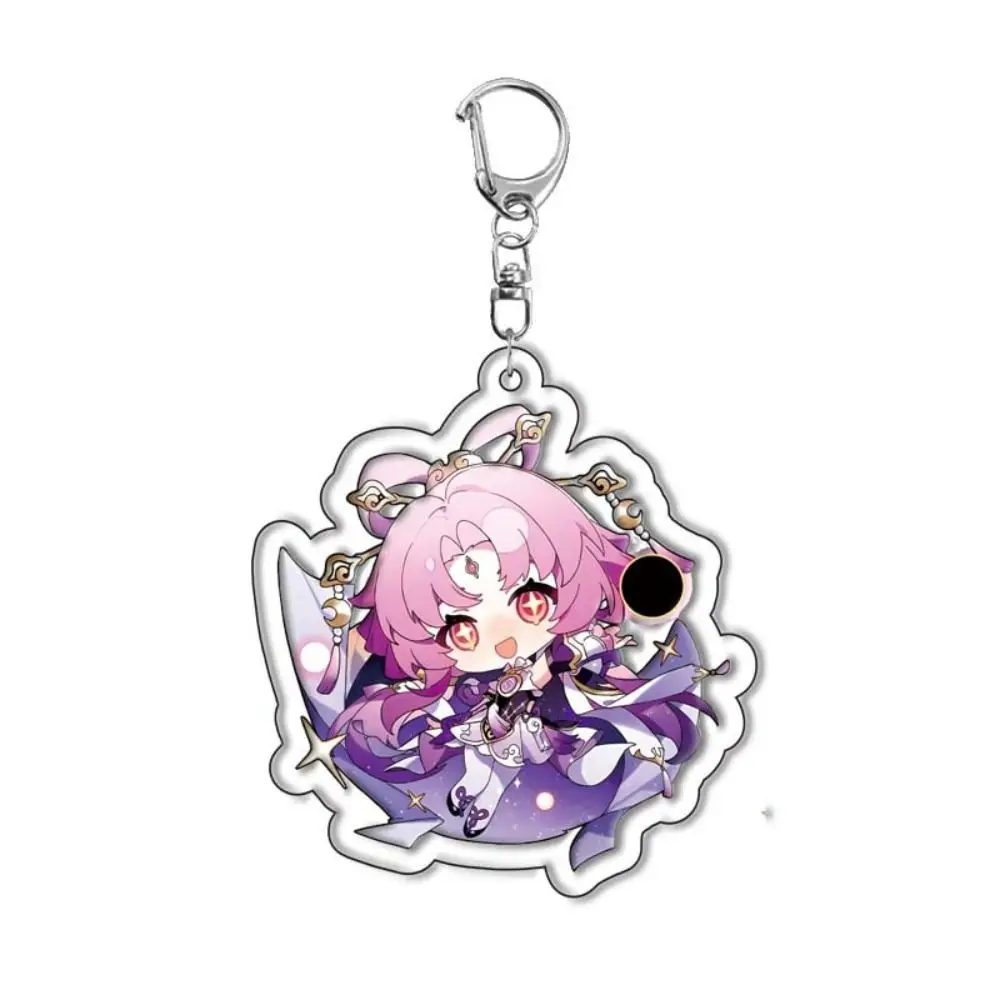 سلسلة مفاتيح Fuan Xuan Honkai Star Rail ، إكسسوارات قلادة لعبة Kafka Seele ، شارة الدعامة السابعة من مارس ، جديدة