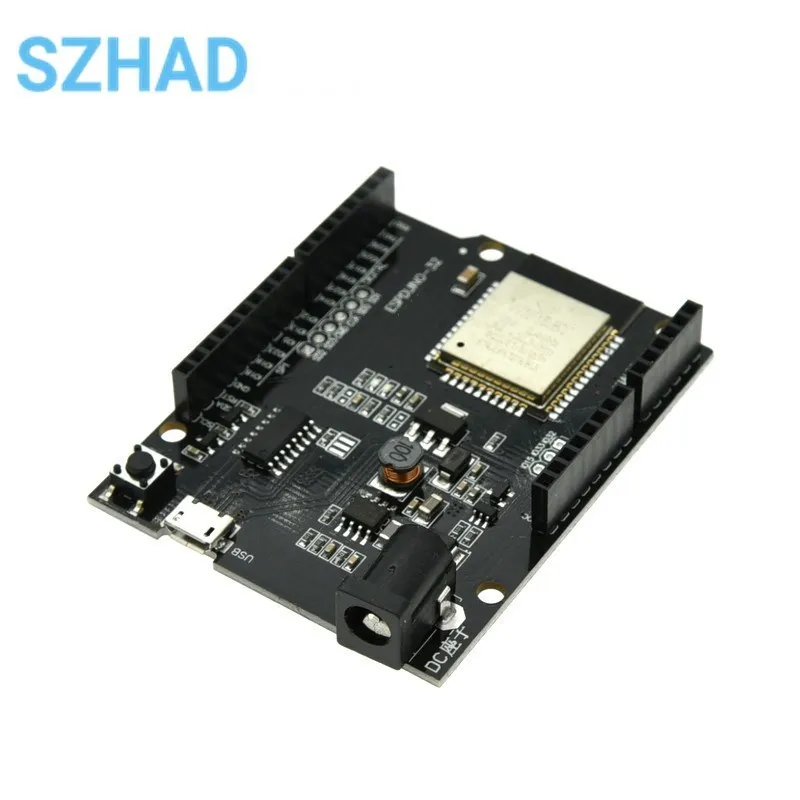 For Wemos D1 ESP32 ESP-32 WiFi Bluetooth-compatible 4MB Flash UNO D1 R32 Board Module CH340 CH340G Development Board For Arduino