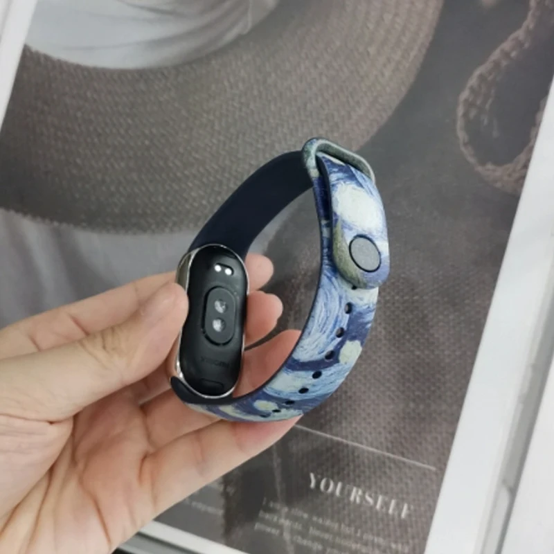 Starry Sky Bracelet For Xiaomi Miband 7 6 5 NFC Strap Miband4 Miband5 Miband6 Silicone Wristband Belt Correa Mi Band 3 4 Band