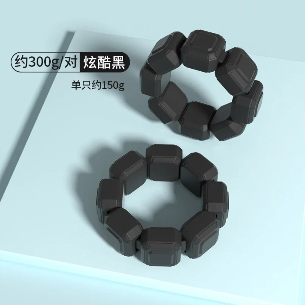 1/2/4 LB Handgelenkgewichte Yoga Fitness Übung Dreieck Silikon Verstellbarer Knöchel Handgelenkschutz Gewicht Armband Jogging Armband