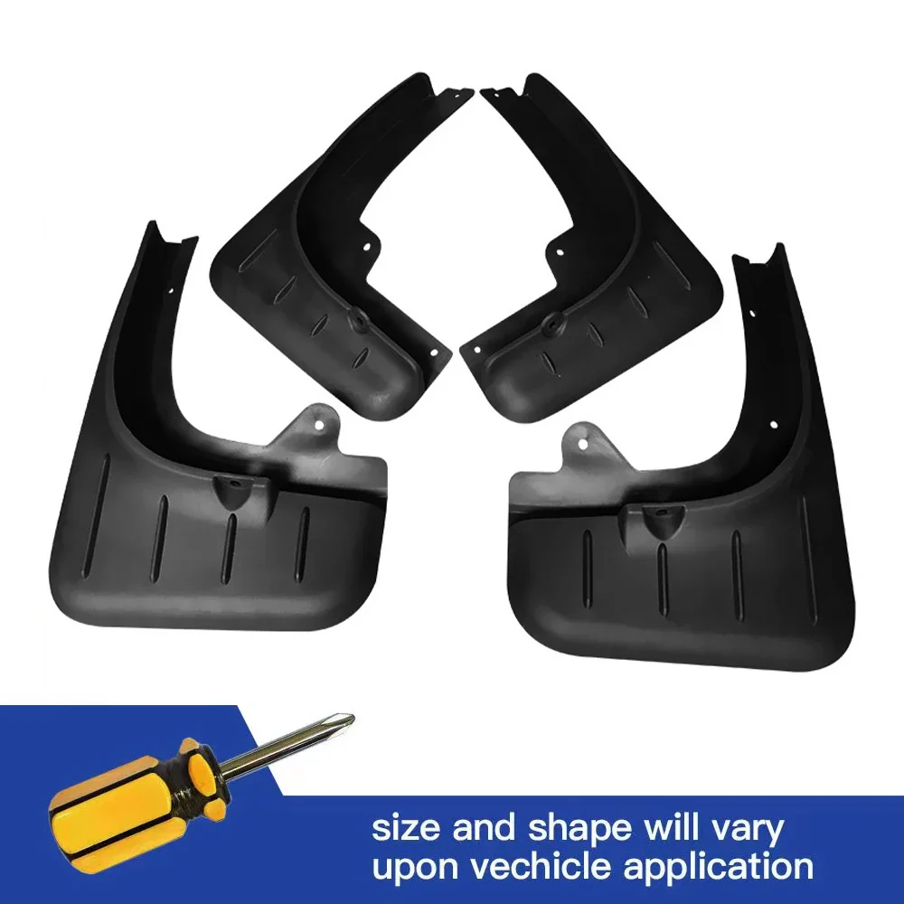 

4Pcs Front & Rear Mud Flaps Splash Guards Mudguards Black For Porsche Cayenne 2011 2012 2013 2014 2015 2016 2017