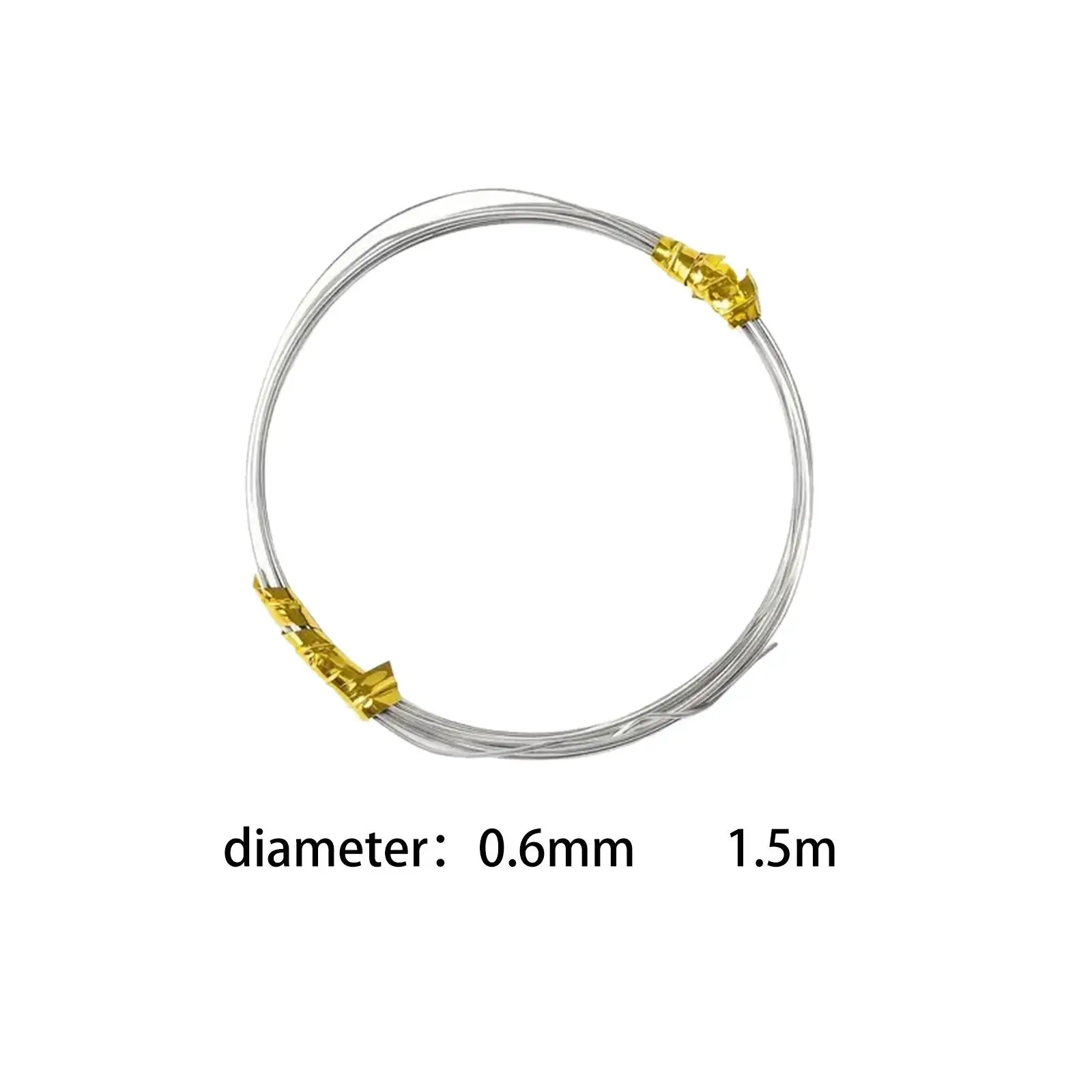 Fil d'argent regardé 925 pour bijoux à bricoler soi-même, fil de perles pour bracelet et collier