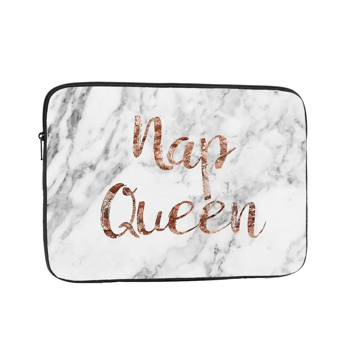 Nap Queen Rose Gold Marble 10 12 13 15 17 Inch Laptop Liner Sleeve Notebook Bag Case Shockproof Case Bag