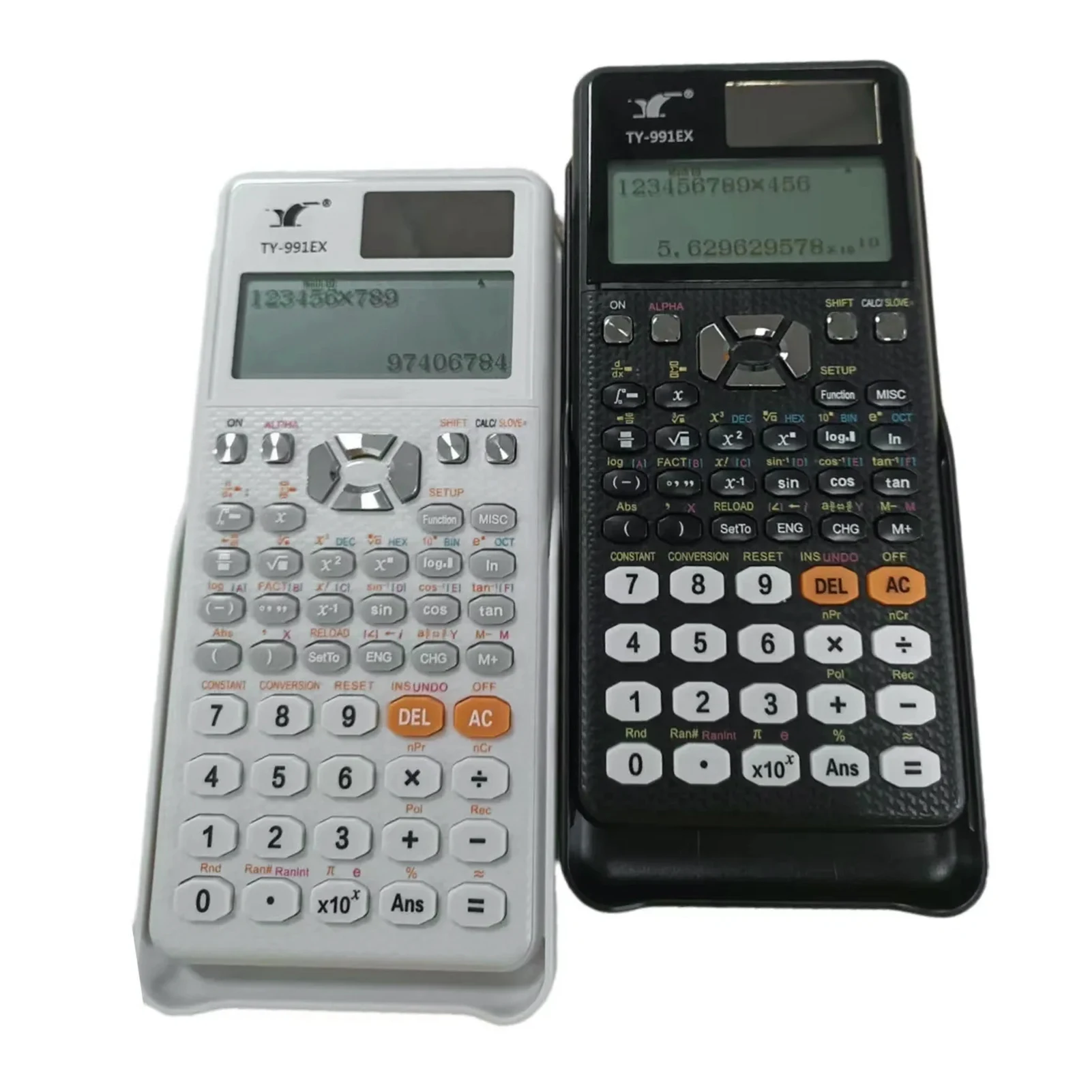 Scientific Calculators Math Calculator with 552 Function HD Dot Matrix Display (192*63) Dual Power Supply Ideal for Office