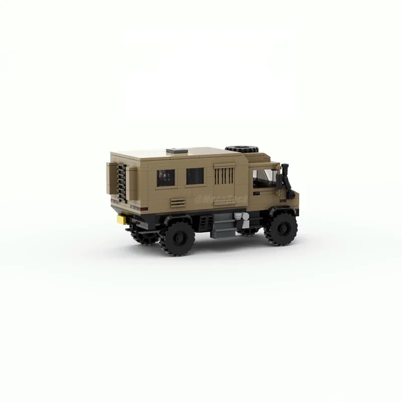 All Terrain RV MOC Genuine Authorization Moonrock Unimog U4000 Building Blocks Model Car Bricks Toy For Children Birthday Gift