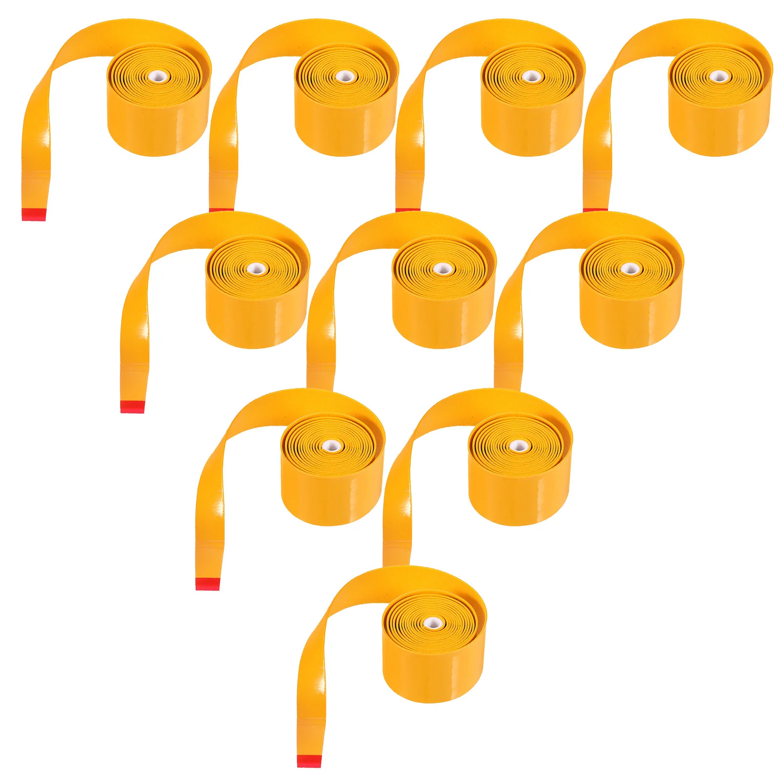 

10Pcs Badminton Racket Grip Tape Anti-Slip Sweat-Absorbent PU Material Handle Wrapping Tape Tennis Racket Sports Supplies