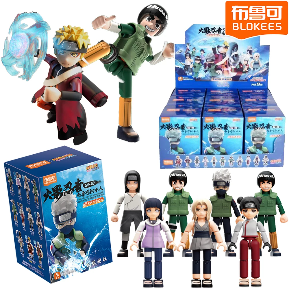 

Original BLOKEES Naruto Child's Leisure Toys Popular Anime Characters Doll Building Blocks Fun Birthday Surprise Gift for Friend