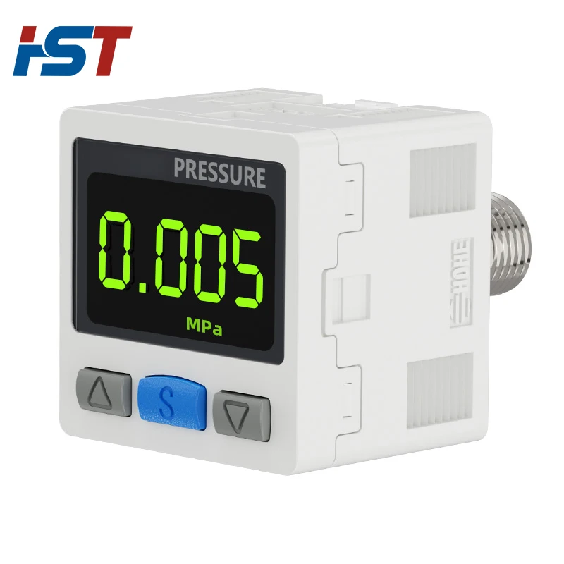 Pneumatic Digital Pressure Gauge Switch ZSE30A-01-N/ISE30A-N/DPS Automatic Control Vacuum Negative Pressure 6