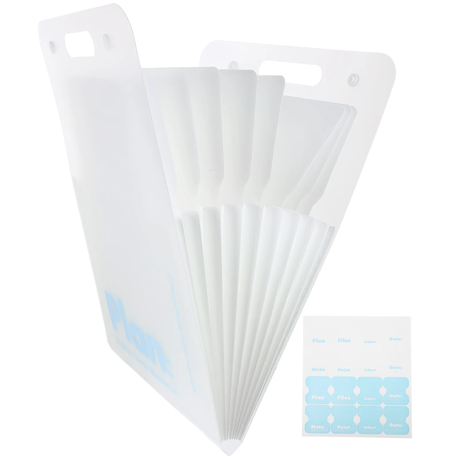 Expanding File Folder A4 Plastic Document Organizer Portable Accordion File Storage Bag For Bills Checks Receipts Folders For