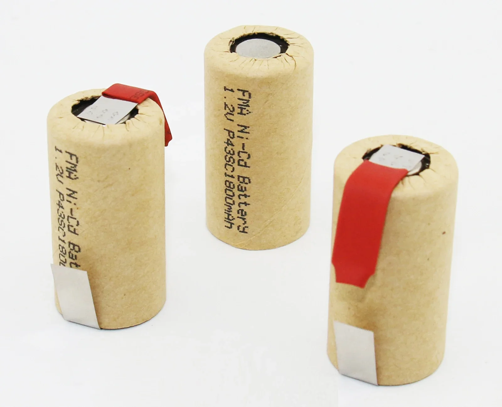 60pcs FMA 1.2V Sub C SC Ni-Cd Ni-MH 1.2-4Ah Rechargeable Battery for Power Tools Screwdriver Electronic Drill LED Light