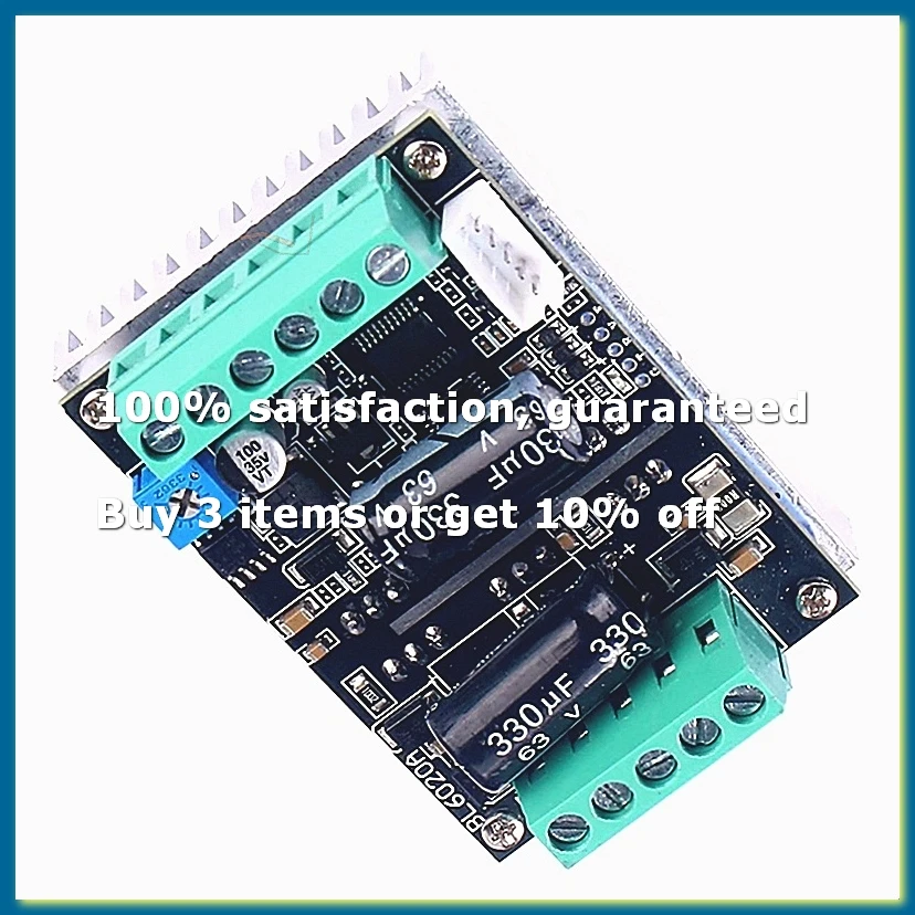 BLDC Motor Driver 500W High Power 6-60V 20A Hall Brushless Motor Speed Control Board PWM Three-Phase Motor Drive Module