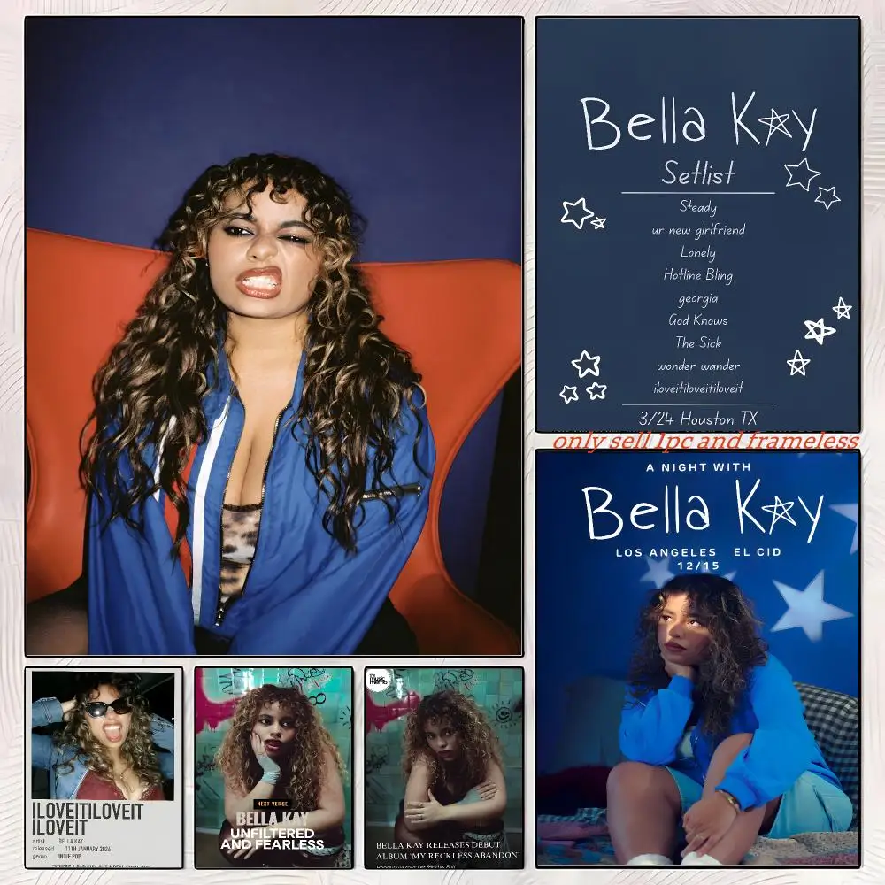 Bella kay Poster Gift with prints Home bedroom living room decoration promotion and display