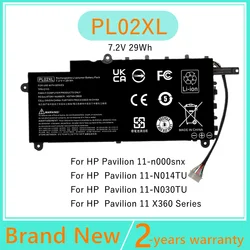 PL02XL Laptop battery For HP Pavilion 11-n000snx X360 N014TU N030TU 751681-421 HSTNN-LB6B HSTNN-DB6B TPN-C115