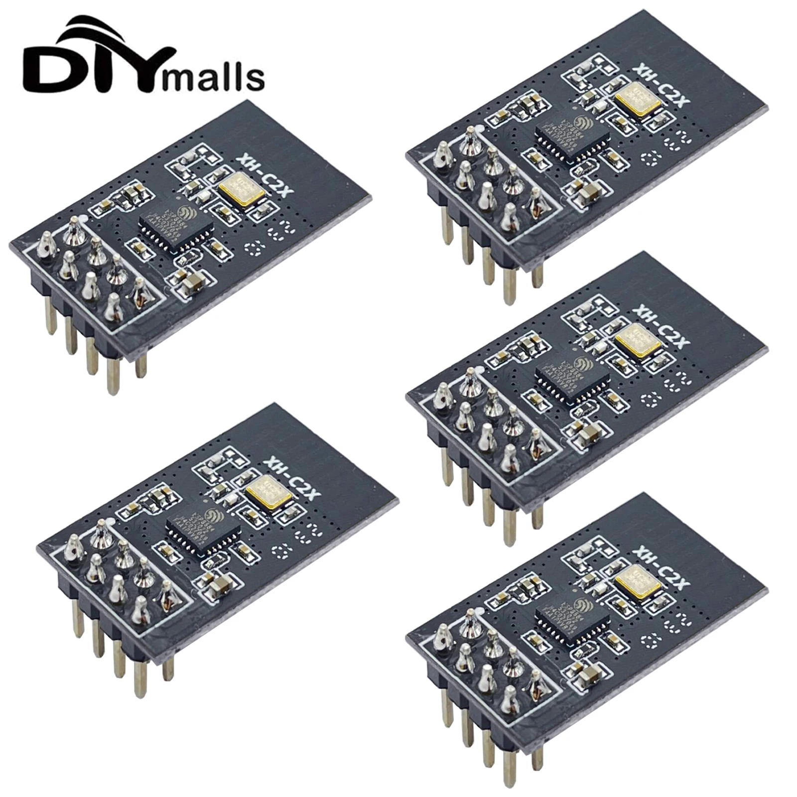 5PCS Replace ESP 01s ESP-01S XH-C2X ESP8684H4 Module WiFi 2.4-2.5 GHz Blue-tooth 32-bit RISC-V Processor 4MB Flash