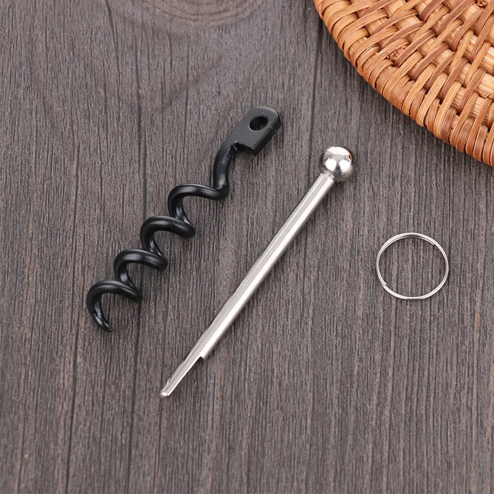 Outdoor Champagne Stopper Stainless Steel Twist Stick Cork Puller Red Wine Bottle Opener Corkscrew