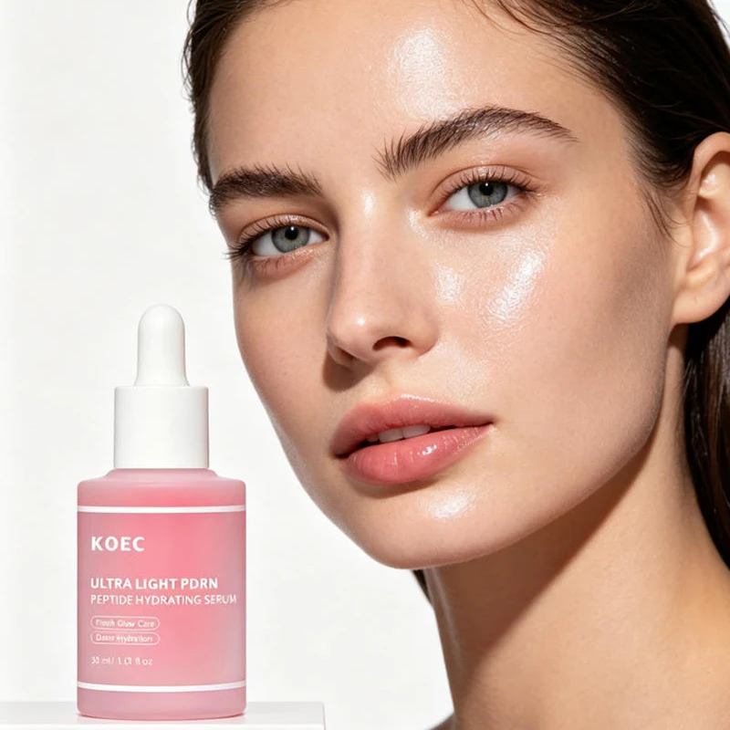 PDRN Salmon DNA Pink Peptide Facial Serum Brightening Hydrating Repair Skin Barrier Radiance Soothing Moisturizing Essence