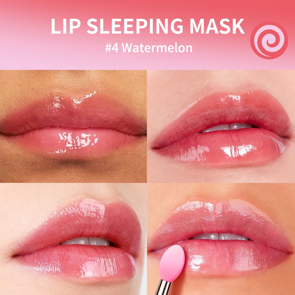 قناع الشفاه المغذي ترطيب الشفاه الجافة المتشققة العناية بالبشرة ماكياج بين عشية وضحاها بلسم الشفاه ثنائي اللون لتقليل خطوط الشفاه مستحضرات التجميل