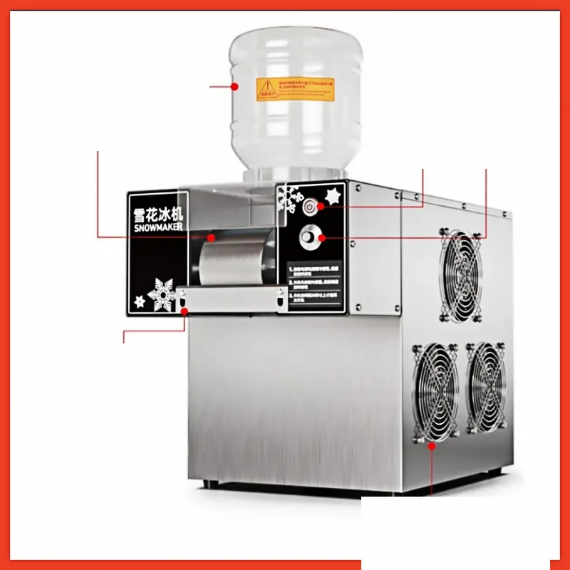 Custom Business Shaved Ice Cream Machine Korean Ice Shaving Machine Snow Ice Machine