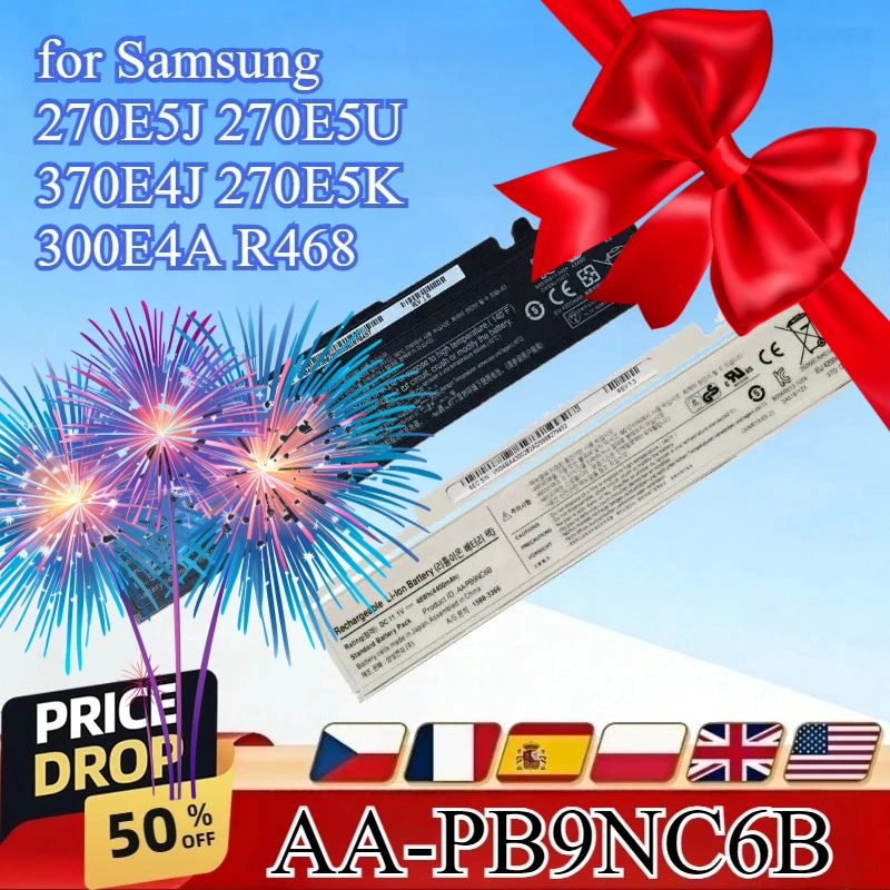 

Laptop Battery for Samsung 270E5J 270E5U 370E4J 270E5K 300E4A R468
