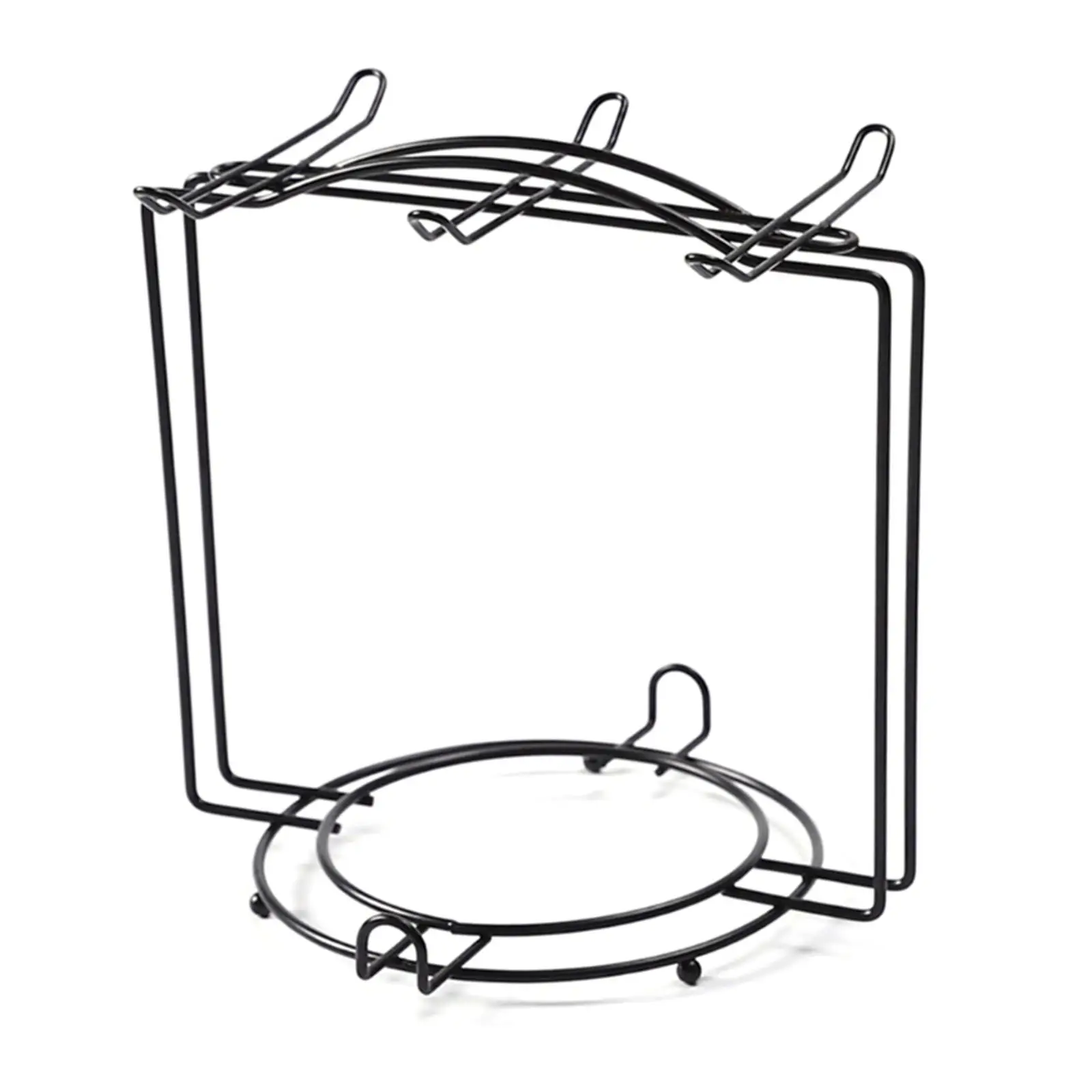 Coffee Cup And Saucer Display Rack Anti- with Hook for Organizer