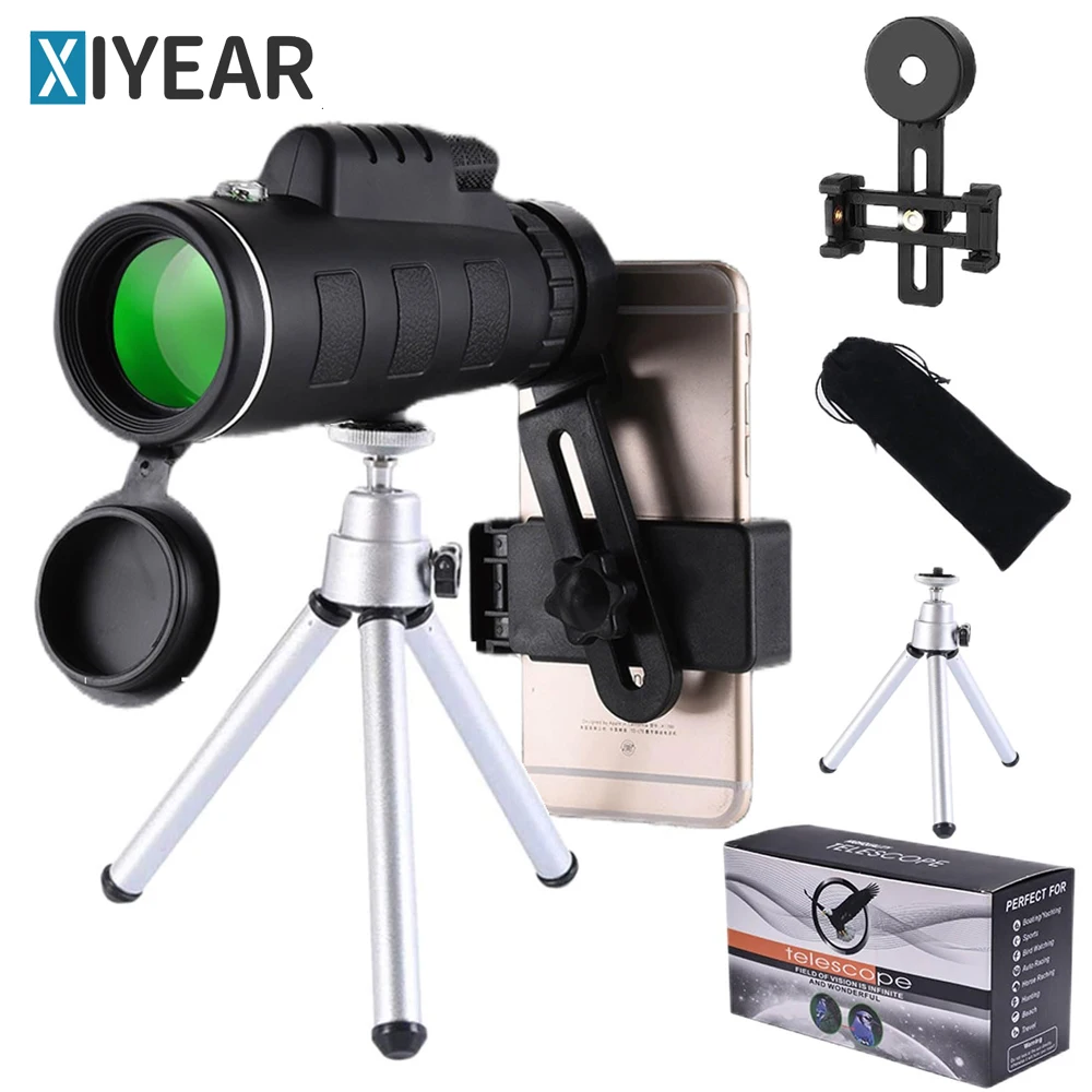 50x60 High Definition Binoculars with Smartphone Adapter, BAK4 FMC Binoculars For Wildlife Hunting, Camping and Traveling