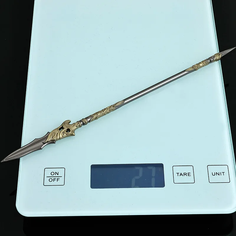 22 سنتيمتر/8.66in حراس دافنغ سلاح انس كامل المعادن سيف ساموراي نموذج لعبة الأجهزة الطرفية سطح المكتب زخرفة ألعاب للأولاد الهدايا #6