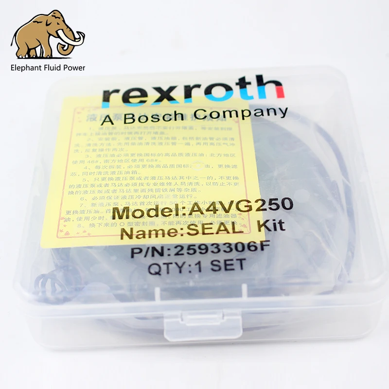 REXROTH A4VG250 Seal Kit Hydraulic Pump Repair Parts