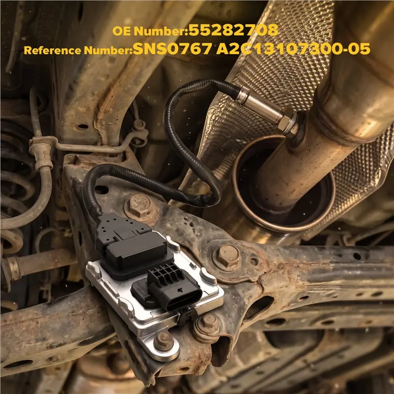 DT42-For Jeep Renegade Compass Fiat 500X 1.6 2.0 14-24 Compatible Nox Sensor Nitrogen Oxide Sensor OE 55282708 SNS0767