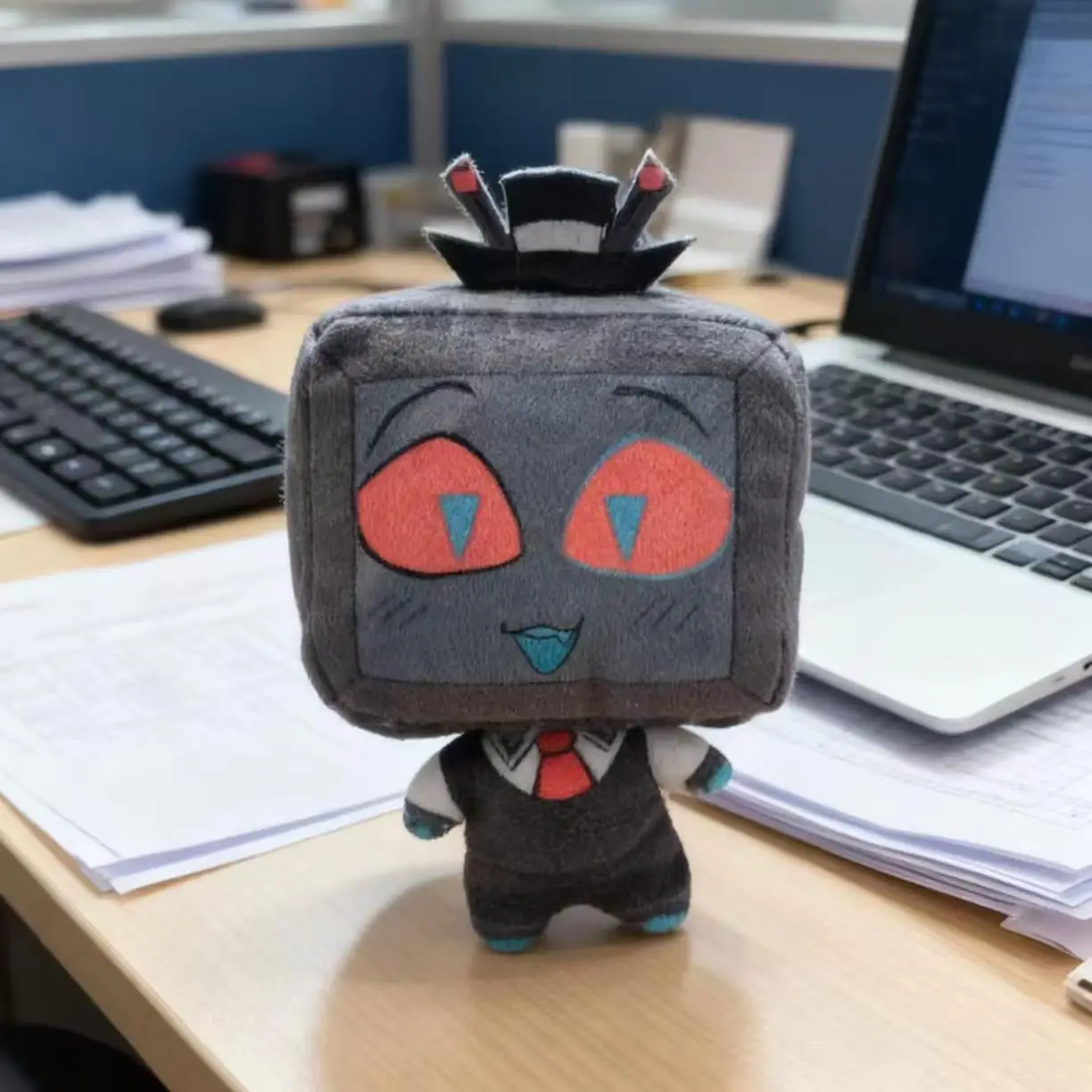 In Stock Vox Pendant Mini Printed Hotel Vox Stuffed Toys Fans Action Anime Plush Doll Peripherals Birthday Christmas Gifts Toys