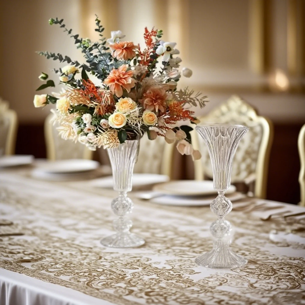 

12 шт.) 30/40 см f30 элегантные без кристально-прозрачных акриловых подставок для цветов в качестве свадебных центральных элементов декоративная свадьба